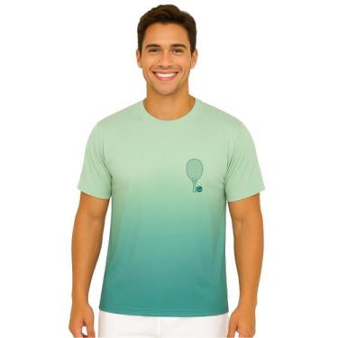 Imagem de Camiseta Manga Curta Proteção Solar UV50 Beach Tennis Degradê - Calupa