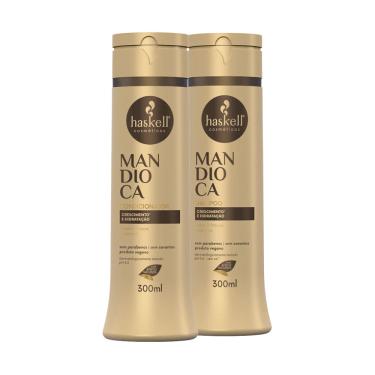 Imagem de Kit Haskell Mandioca Shampoo e Condicionador 300ml