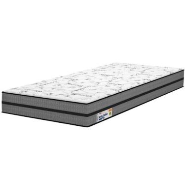 Imagem de Colchão Solteiro Firme Hipoalergênico e Antiácaros Espuma D28 com EPS 