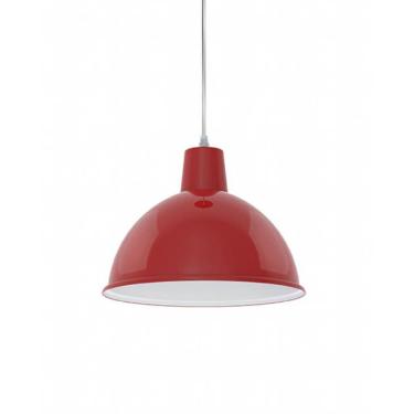 Imagem de Luminária Pendente Design TD 820 Vermelho - 02110001-14 - TASCHIBRA