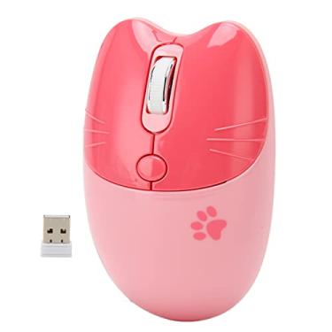 Imagem de RiToEasysports Mouse Mudo Com DPI Ajustável e Modo Duplo para o Family School Cafe 2,4 GHz Em Mouse Sem Fio Sem Fio para o Laptop Mac OS X (Rosa)