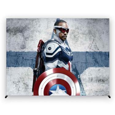 Imagem de Painel de Festa Retangular Sam Wilson 3,00x2,00 Metros Fera Print, Ret