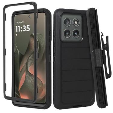 Imagem de Jackpot Wireless Compatível com Motorola Edge 2025, [teste de queda de grau militar], capa protetora de telefone resistente, capa protetora de camada dupla antiderrapante à prova de choque com suporte