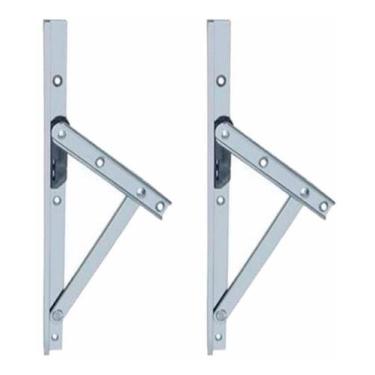 Imagem de Braço Articulação P/ Janela (maxim Ar) Natural 300mm 1 Par - comercial