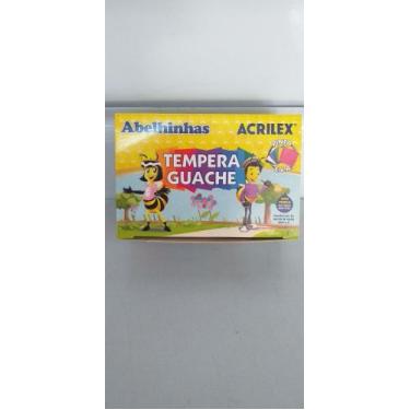 Imagem de Tinta tempera guache 6 cores - Acrilex