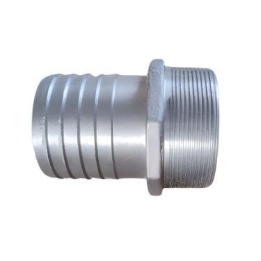 Imagem de Espigão Adaptador Roscavel Aluminio Para Mangueira 2.1/2 pol. - Top Op