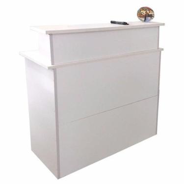 Imagem de Expositor Colméia Armário Arara Balcão Loja Completa Branco