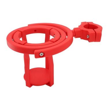 Imagem de Yinhing Porta-copos Giroscópico Ajustável Porta-copos Autonivelante para Bebidas Anti-derramamento Com Rotação de 60 Graus para Bicicleta Scooter Elétrica Caminhão Trator (Vermelho)