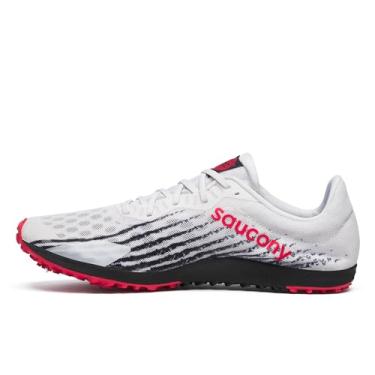 Imagem de Saucony Kilkenny Xc 9 Spike Tênis masculino, Branco/preto, 43 BR
