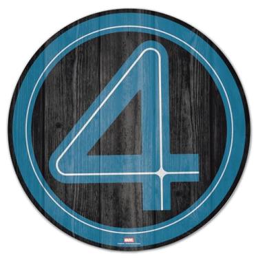Imagem de WinCraft Placa de madeira 35.6 cm RND Marvel Quarteto Fantástico