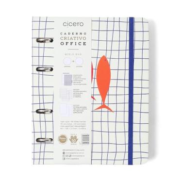Imagem de CADERNO CRIATIVO ARGOLADO OFFICE DUO LITORAL PAUTADO & PONTADO A5 MAR