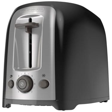 Imagem de Torradeira de 2 Fatias 7 Configurações, 850W, 110v, BLACKDECKER TR1278B, Preto
