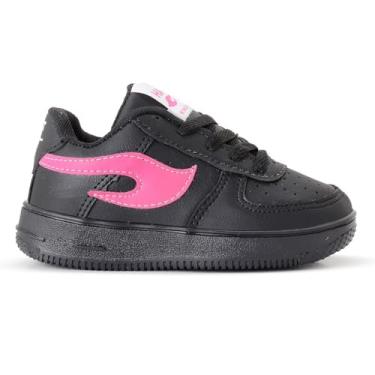 Imagem de Tenis Infantil Menino e Menina Volta as Aulas Hart Star (PRETO PINK, BR, Criança de 9 a 12 anos, Numérico, 28)