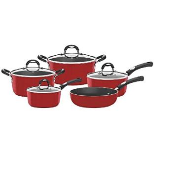 Imagem de Jogo de Panelas Mônaco Vermelha Tramontina