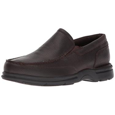 Imagem de Rockport Sapato Oxford masculino Eureka Plus Slip-On, Marrom escuro, 7.5 Wide