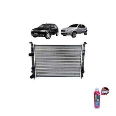 Imagem de Kit Radiador Palio Fire 1.0 1.3 8/16V Strada 1.4 C/S Ar + Aditivo Radiador Radiex R1892