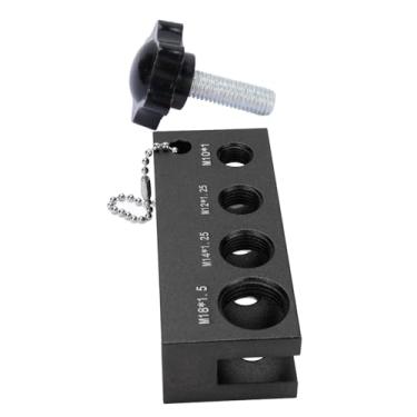 Imagem de EVGATSAUTO Ferramenta de Ajuste de Lacuna de Vela de Ignição, Ferramenta de Abertura de Alumínio para a Maioria das Velas de Ignição Padrão 10mm 12mm 14mm 16mm (Preta)