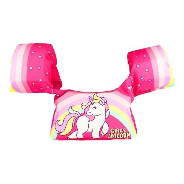 Imagem de Colete Salva-Vidas Infantil Vopen: Seguranç - Unicórnio Rosa