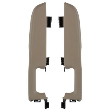 Imagem de YZQPNB Apoios de braço de porta compatíveis com Chevy Silverado Tahoe Suburban 1999-2006, GMC Sierra Yukon Bege, lado esquerdo e direito do passageiro