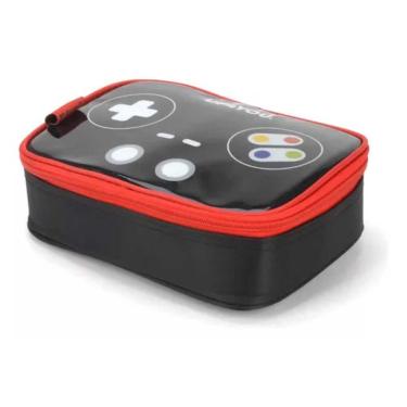 Imagem de Estojo Escolar 100 Pens Tema Videogame Up4you Ref.39894