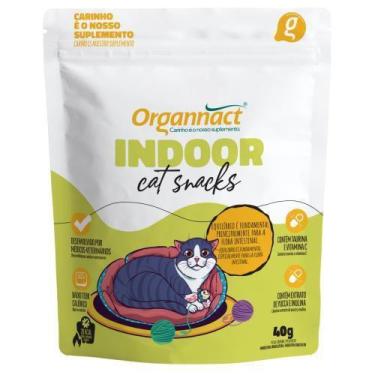 Imagem de Petisco Para Gatos Organnact Indoor Cat Snacks 40Gr - Neon Pet Shop