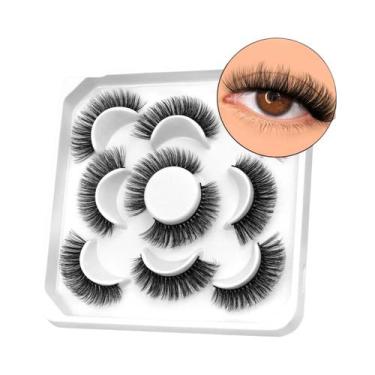 Imagem de Cílios Postiços Cat Eye Manga Veltrinay C Curl Com Efeito Natural E Po