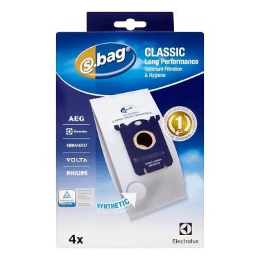 Imagem de Kit 4 Sacos Para Aspirador Electrolux E201: Mais Sucção