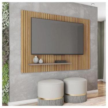 Imagem de Painel Para Tv Até 70 Polegadas Marrom Sun Caemmun - CAEMMUN MÓVEIS