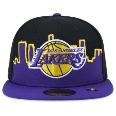 Imagem de BONÉ NEW ERA 5950 LOS ANGELES LAKERS NBP23BON068 PRETO/ROXO-Masculino