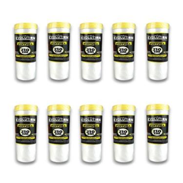 Imagem de Filme Plástico De Proteção Para Pintura Com Rolo 2,10m X 20m Protege F
