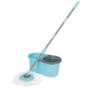 Imagem de Esfregão Mop Limpeza Prática - 8298 - MOR, Turquesa