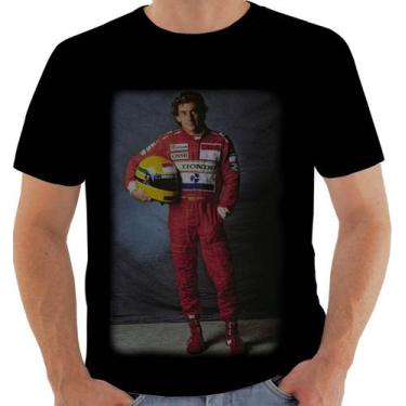Imagem de Camiseta Camisa Lc 560 Ayrton Senna Do Brasil Formula 1 - Primus