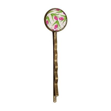 Imagem de Folhas Flor Cravo Planta Flor Retro Metal Cabelos Grampo Headwear