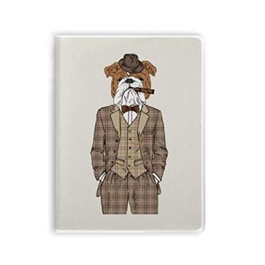 Imagem de Caderno de ilustração em aquarela para cães Lovely Clothes Diário capa macia