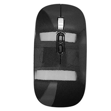 Imagem de Mouse óptico de Mouse Sem Fio 2,4 Ghz Bluetooth 5.0 Dual Mode Mouse de Carregamento para Escritório de Jogos (Preto)
