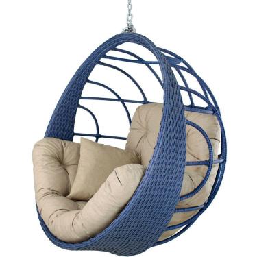 Imagem de Balanço Ninho Suspenso Hungria em Alumínio e Fibra sintética - Teto, Jardim, Área