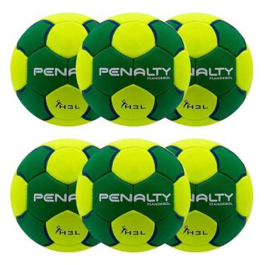 Imagem de Kit 6 Bolas Handebol Penalty Suécia H3L Pro X-Unissex