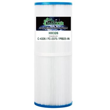 Imagem de HANXER Cartucho de filtro C-4326 Spa substitui PRB25-IN, 413-106, Filbur FC-2375, R173429, 3005845, 17-2327, 100586, 33521, 25392, 817-2500, Darlly 4255 13, 25 Filtro para banheira de hidromassagem, 1