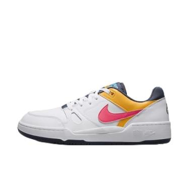 Imagem de Nike Tênis masculino Full Force Low (HF4846-100, branco/azul trovão/cacto empoeirado/rosa corredor), Branco/Racer Pink-Thunder Blue, 44