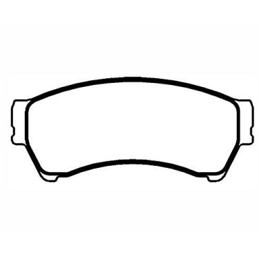 Imagem de Jogo De Pastilha De Freio Dianteira, Ecopads, H00102XG_31699, Ford: Fusion 16v 2006 2012 Ecopads ECO1361