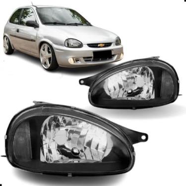 Imagem de Par Farol Corsa Pick-up Wind Sedan Classic Wagon 94 95 96 97 98 99 200