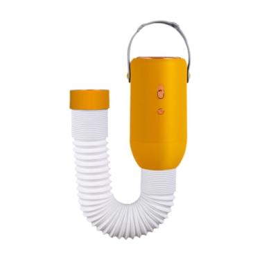 Imagem de Generic Secador de viagem compacto, mini secador doméstico, aquecedor de ar, ventilador para viagem em van, Amarelo