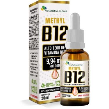 Imagem de Metilcobalamina Vitamina B12 Sublingual 9,94 Mcg 20ml - Flora Nativa