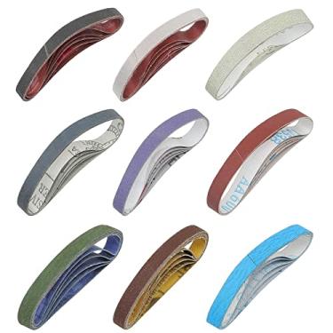 Imagem de 45 peças 1/2" x 12" kit de cinta de afiação de reposição para afiador de facas e ferramentas de trabalho oficial (WSKTS & WSKTS-KT/Mk.1 & Mk.2) - 80/120/240/400/600/800/1000/2500/50000000000000000GrGritit,