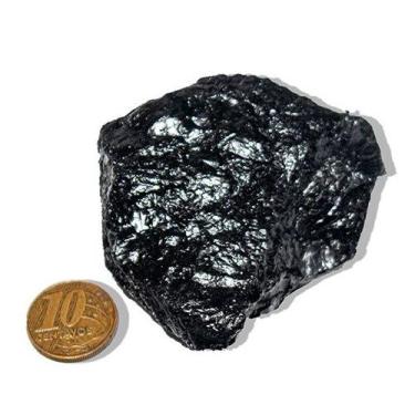 Imagem de 01 Turmalina Preta Pedra Natural 150 a 200g Média 7cm Tipo B - Cristai