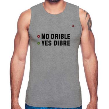 Imagem de Regata No drible, yes dibre - Foca na Moda, Cinza, GG