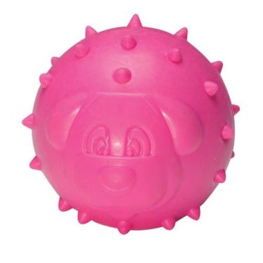 Imagem de Bolinha Com Espinho Rosa - Pet Brink - Petbrink