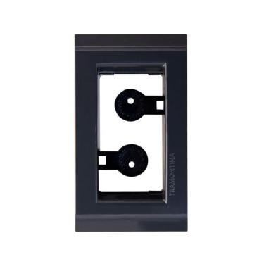 Imagem de Placa 1 Posto Preto Para Moveis Liz - Tramontina