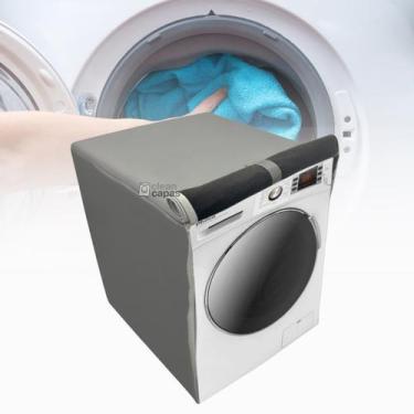 Imagem de CAPA PARA LAVADORA PHILCO 10kg Plr10b IMPERMEÁVEL - Clean Capas, CINZA