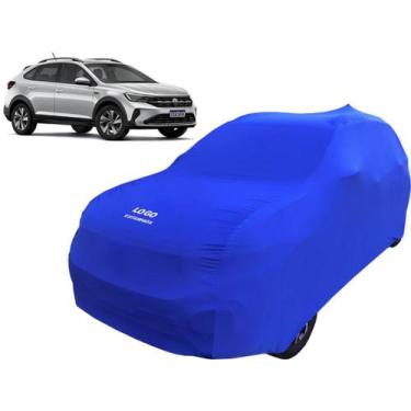 Imagem de Capa Automotiva Para Volkswagen Nivus Tecido Helanca Lycra - Mz, Azul